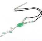popular aventurine necklace with extendable chain