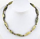 yellow pine necklace with lobster clasp