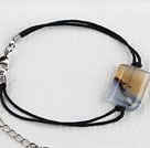 7.3 inches Persian agate bracelet with extendable chain