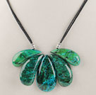 lovely coconut tree phoenix stone necklace with extendable chain