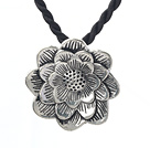 simple and fashion tibet silver flower necklace 