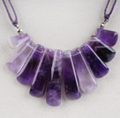 lovely amethyst necklace with extendable chain
