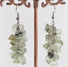Beautiful Cluster Styles Grapestone Chipped Loop Chain Dangle Earrings With Fish Hook