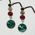 colorful dangling style earrings