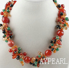 Assoted Style Red Agate Necklace