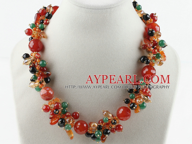 Assoted Style Red Agate Necklace