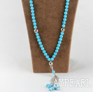 prayer beads, 10mm turquoise ball necklace/bracelet  rosary