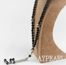 prayer beads, 10mm black agate ball necklace/bracelet  rosary
