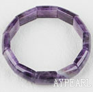 7.5 inches 12*18mm amethyst bracelet