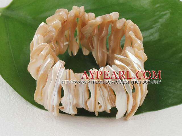 6*38mm white lip shell bangle 