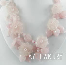 rose quartz necklace