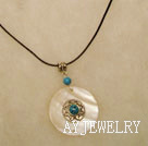 Turquoise shell necklace