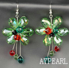 pepper shape colored glaze earrings 