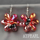 Korean jewelry colorful dangling style earrings