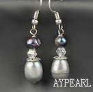 aventurine garnet earring