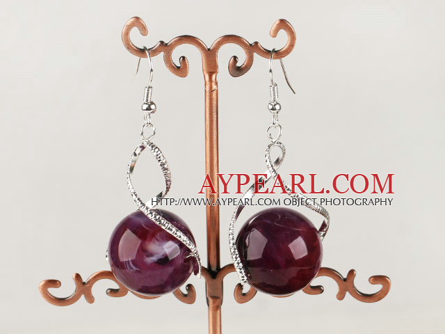 popular 20mm acrylic ball earrings