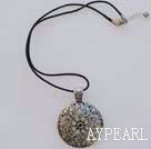 48mm tibet silver pendant necklace
