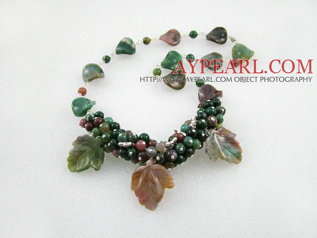 indian agate necklace