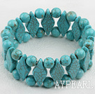 elastic turquoise bangle bracelet