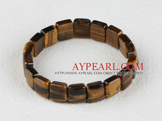 7.5 inches stretchy tiger eye bangle bracelet