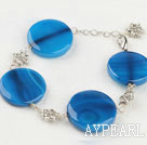 blue agate bracelet