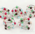 Acrylic manmade pearl bracelet