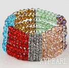 elastic crystal bracelet