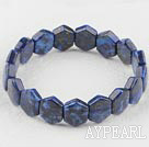 fashion lastic 14*16mm lapis bracelet