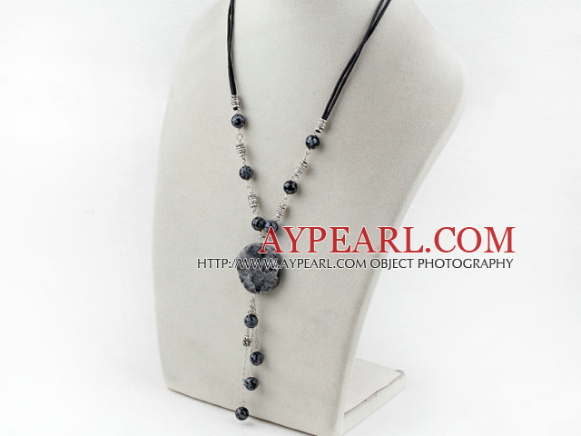18.1 inches glitter stone necklace pendant with extendable chain