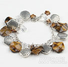 tiger eye shell bracelet 