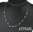 lovely turquoise necklace with lobster clasp