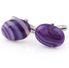 Moda rotunde Half Purple dungi Agate buton Link Decoratiuni pentru haine