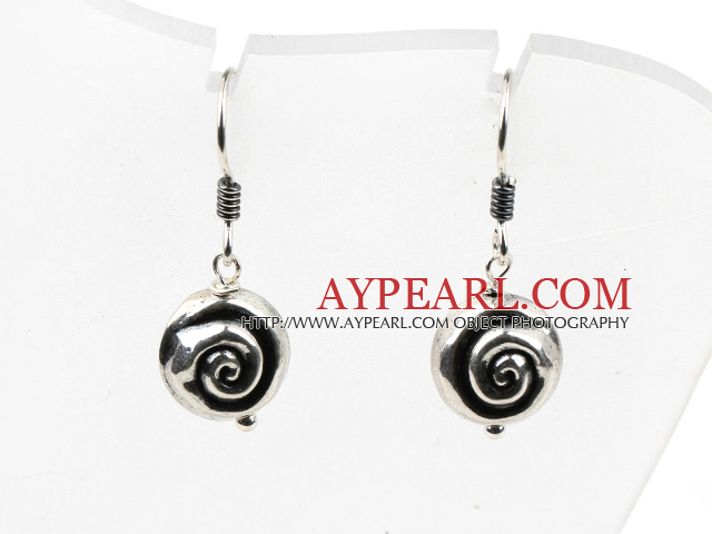 Απλός σχεδιασμός 99,9% Σκουλαρίκια Sterling Silver Σαλιγκάρι