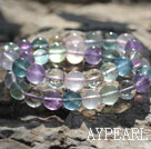 10mm Multi Color Quartz Bracelet en perles élastique