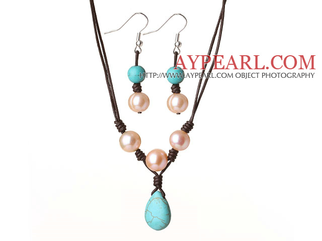 Assorted Malachite and Hot Pink Agate and Gray Agate Set ( Necklace and Matched Bracelet )
