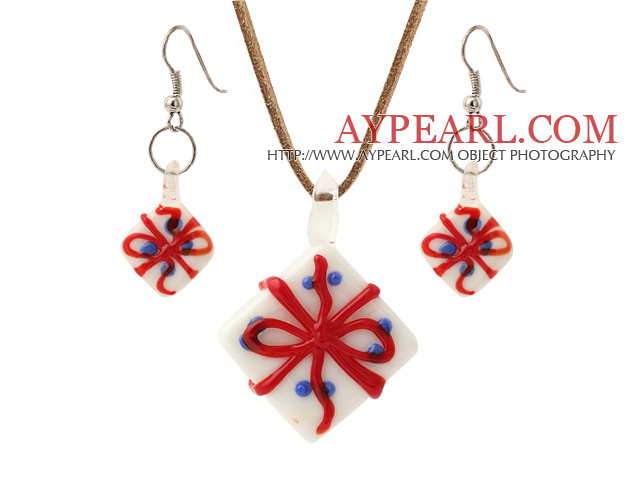 Wonderful Christmas/Xmas Ceramic Gift Box Sets (Necklace With Matched Earrings)