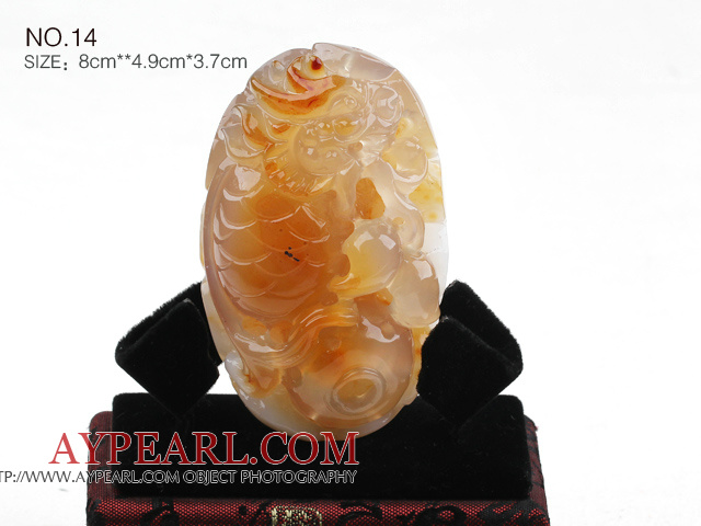 Natural Alxa Agate Decoration ( Different Decoration have different item number )