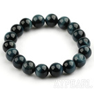 10mm A Grade Blue Tiger Eye Perlen Stretch Armreif