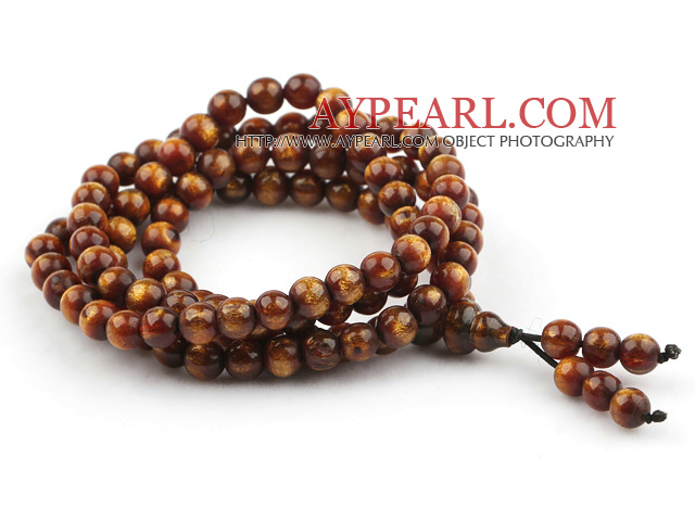 Goldec Farbe Koralle Rosenkranz / Prayer Bracelet (Kann auch Halskette insgesamt 108 Perlen Be)
