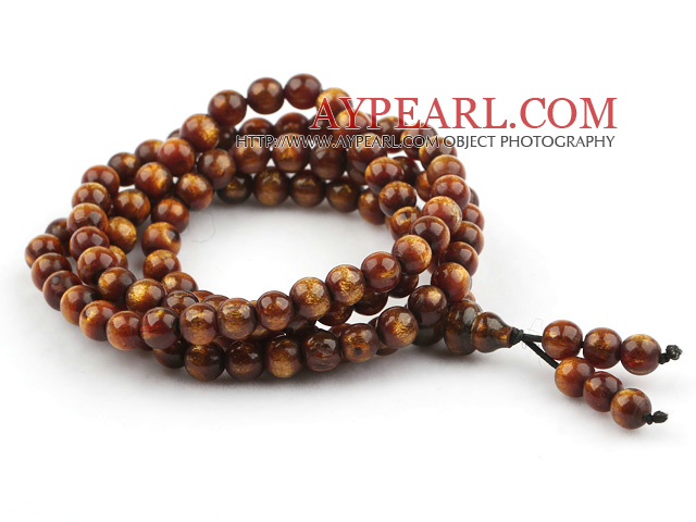 Goldec Color Sponge Coral Rosary / Prayer rannerengas (voi olla myös Kaulakoru Yhteensä 108 Helmet)