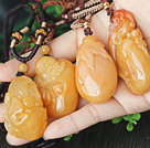 A Grade Huanglong Jade Pendant ( Customer can choose one from four pendants)