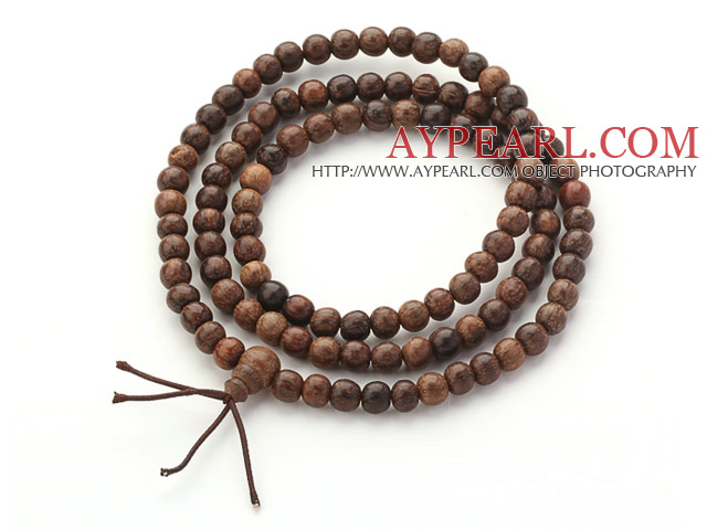 Multi Strands Natural Indonesien Tambac 108 radband armband