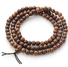 Les brins multi Natural Indonésie Tambac 108 perles de chapelet de bracelet