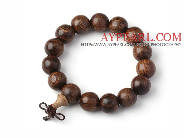 Fashion Lovers Golden Sandalwood Rosary Beads Bracelet