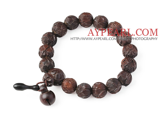 Fashion Amulet Jujube Wood And Lotus Rosary Beads Bracelet