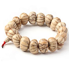 Fashion Natural Silver Threaded Grape-Fruit Rosary Beads Bracelet