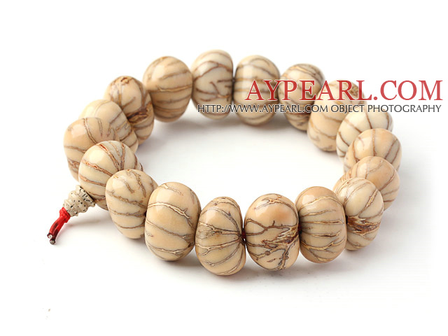 Mode Natürliche Silber Threaded Grape -Fruit Rosenkranz Armband