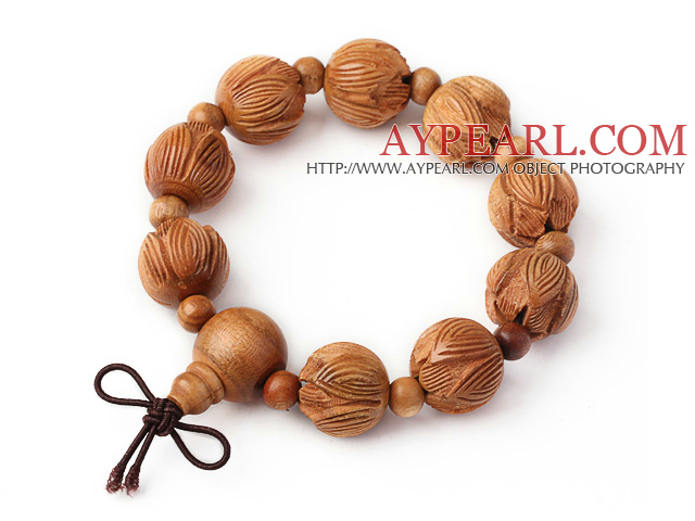 Fashion Amulet Natural Pecan Rosary Beads Bracelet (You Can Select 1 from 3 Bracelets)