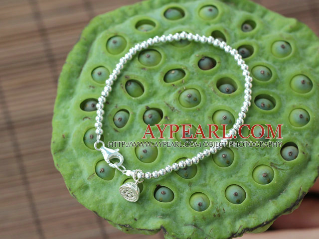 Bracelet Bracelet en argent avec la Thaïlande Silver Lotus accessoire la graine