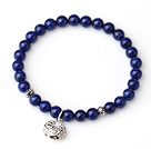 Sample Design Single Strand Natural 5A Lapis Bracelet With 925 Sterling Silver Lucky Bag